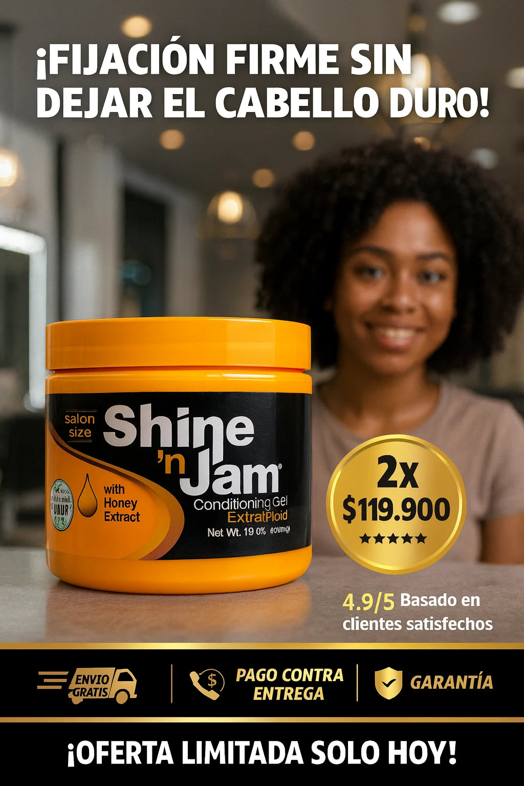 Shine 'n Jam™ Gel acondicionador para trenzas y peinados