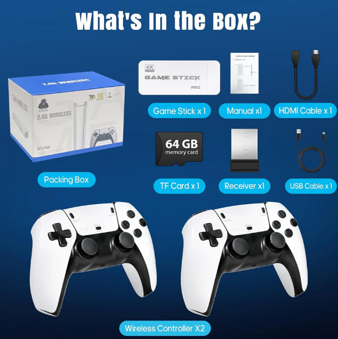 Game Stick 4k Video Juegos Consola Retro