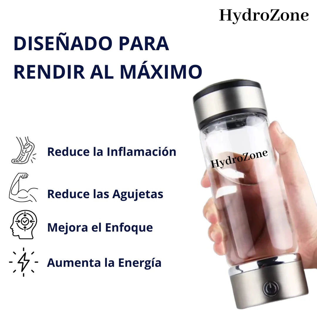 BOTELLA DE AGUA HIDROGENADA HYDROZONE™|| ENVIO GRATIS