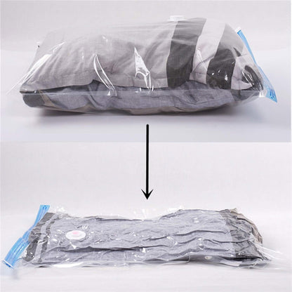 COMBO X 5 BOLSAS AL VACÍO RE-UTILIZABLES + BOMBA DE AIRE MANUAL✅