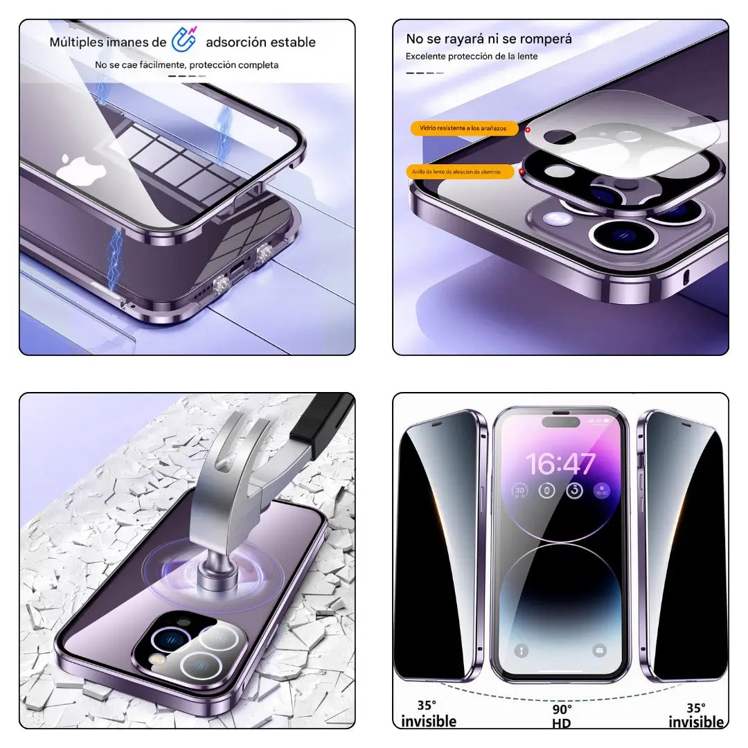 Super Case Anti Espías Resistencia Militar