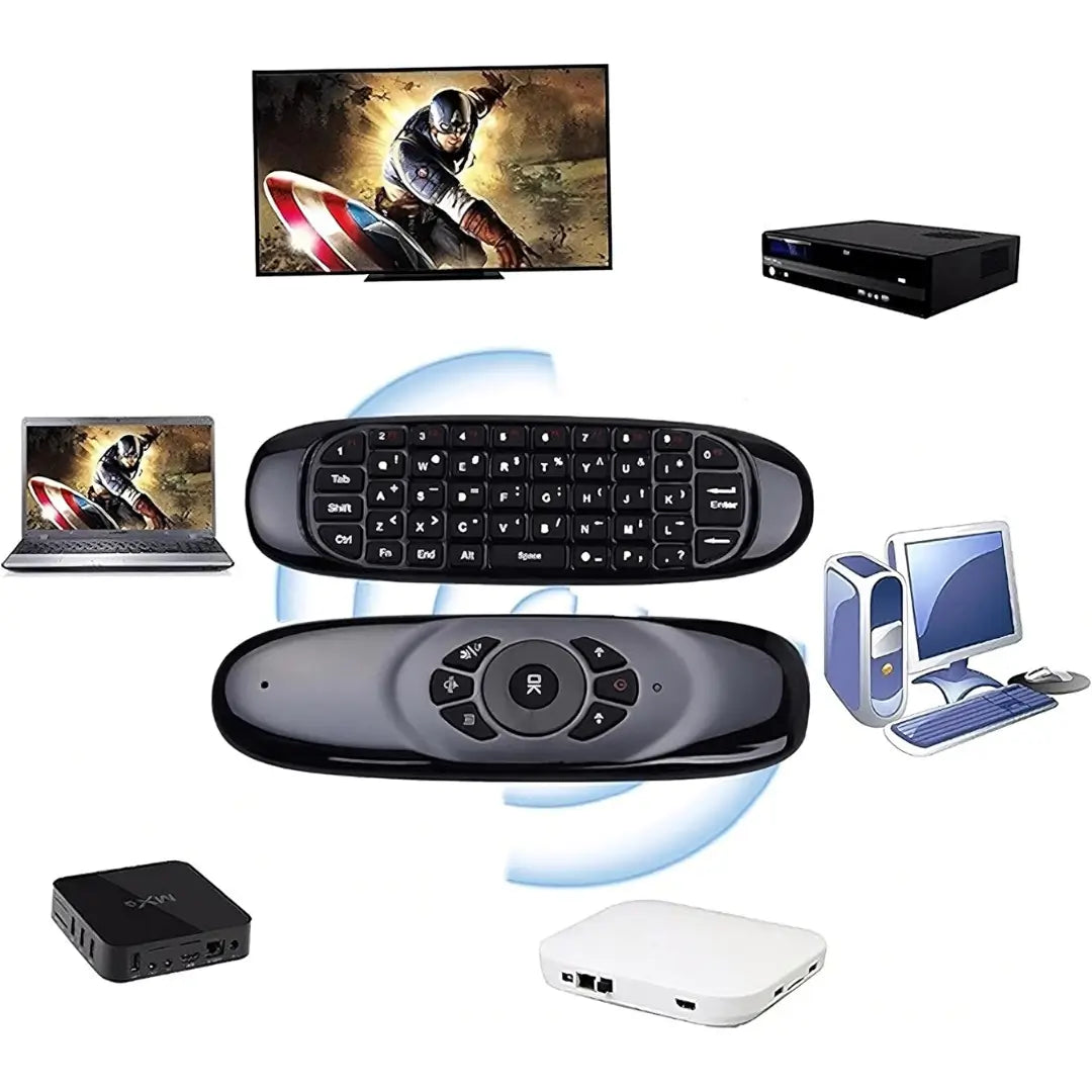 Control Smart Tv Air Mouse Teclado Avanzado Universal