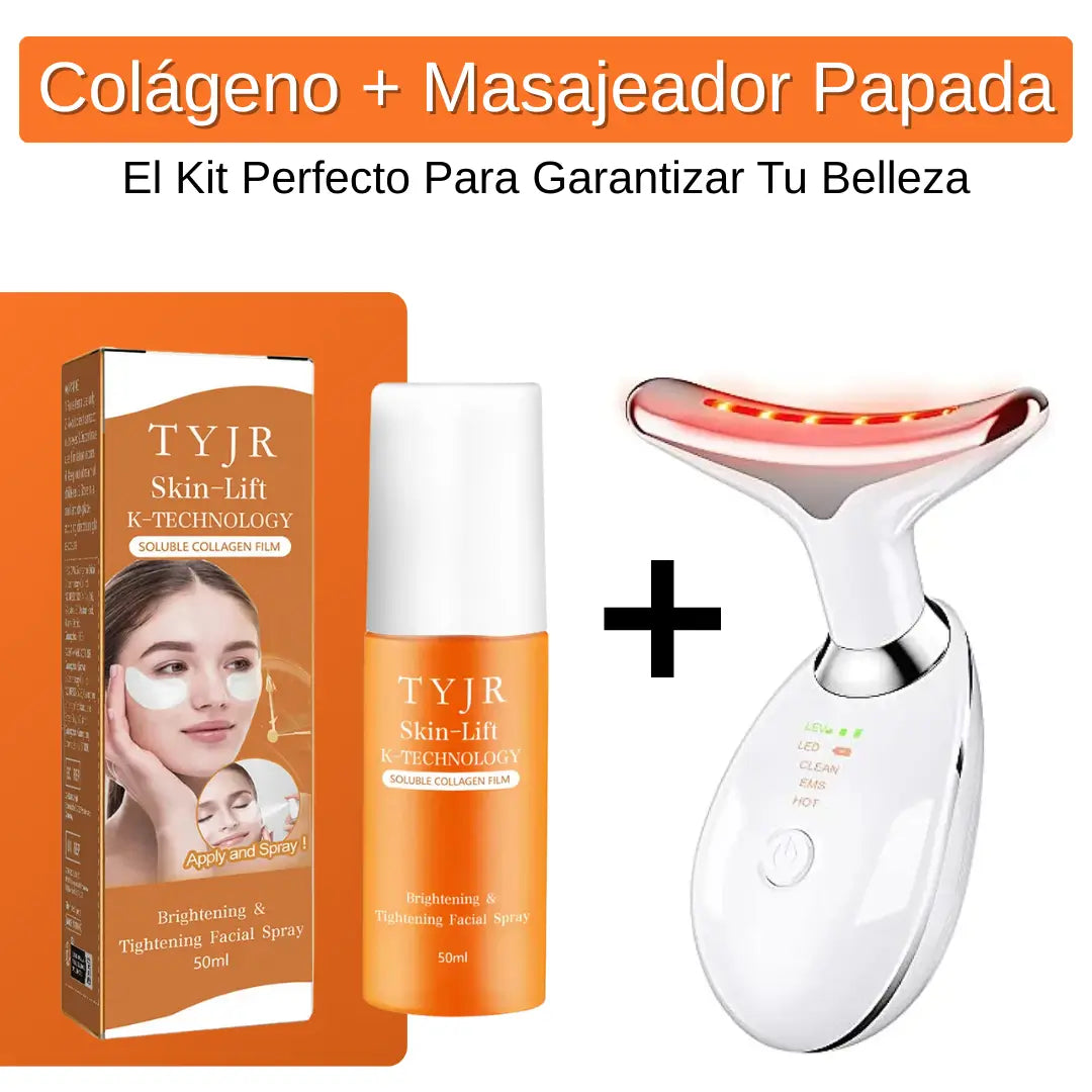 Combo Colágeno Hidrolizado + Masajeador Papada - Belleza asegurada