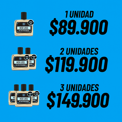 COLONIA DE FEROMONAS|| HER LOSS| LARGA DURACION PARA HOMBRES ⭐