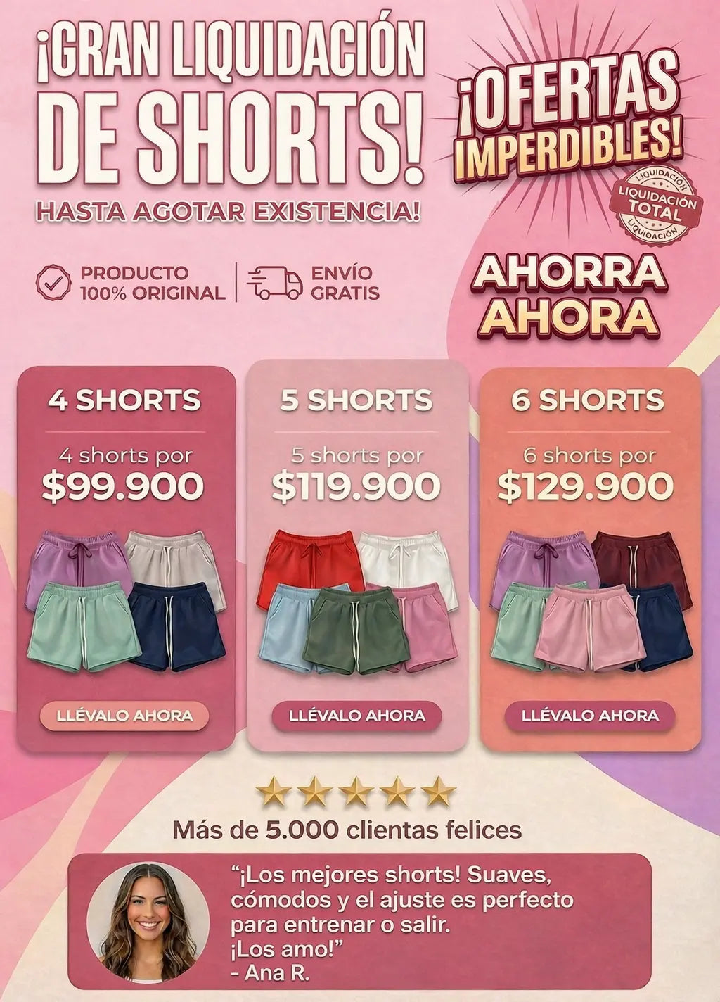 Short para Dama | Oferta Especial por Tiempo Limitado