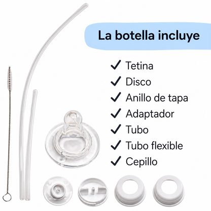 Nubbi® Anti-Reflux 10 oz manos libres 360º 0 a 12 meses