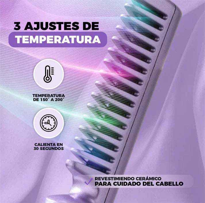 CEPILLO ALISADOR PORTATIL USB|| CON IONES NEGATIVOS !ADIOS FRIZZ! ||ENVIO GRATIS HOY 🎁