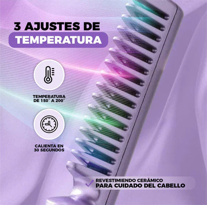 CEPILLO ALISADOR PORTATIL USB|| CON IONES NEGATIVOS !ADIOS FRIZZ! ||ENVIO GRATIS HOY 🎁