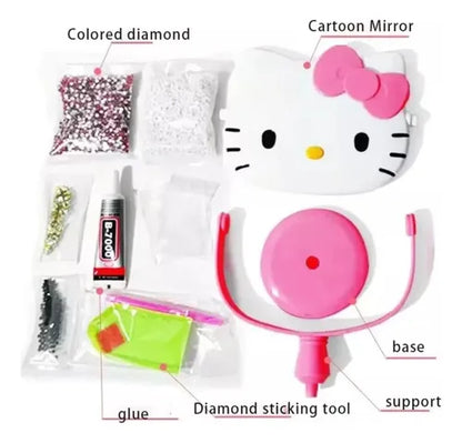 Espejo De Mesa Maquillaje Para Decorar|| INCLUYE KIT DE PEDRERIA💎|| ENVIO GRATIS 🎁