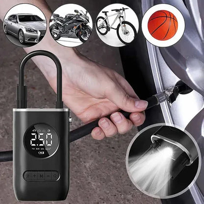 MINI COMPRESOR PORTÁTIL- CON ACCESORIOS||ENVIO GRATIS ✅