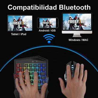 Combo Gamer Para Celular Rgb G98