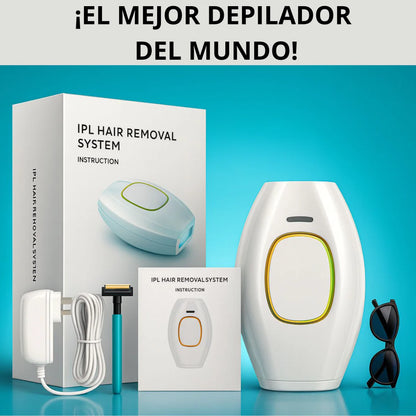 Depiladora Láser IPL | Elimina el vello sin dolor + Guía GRATIS incluida