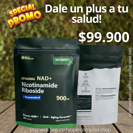 Nicotinamide de alta pureza para el antienvejecimiento, energía y concentración - 80 cápsulas