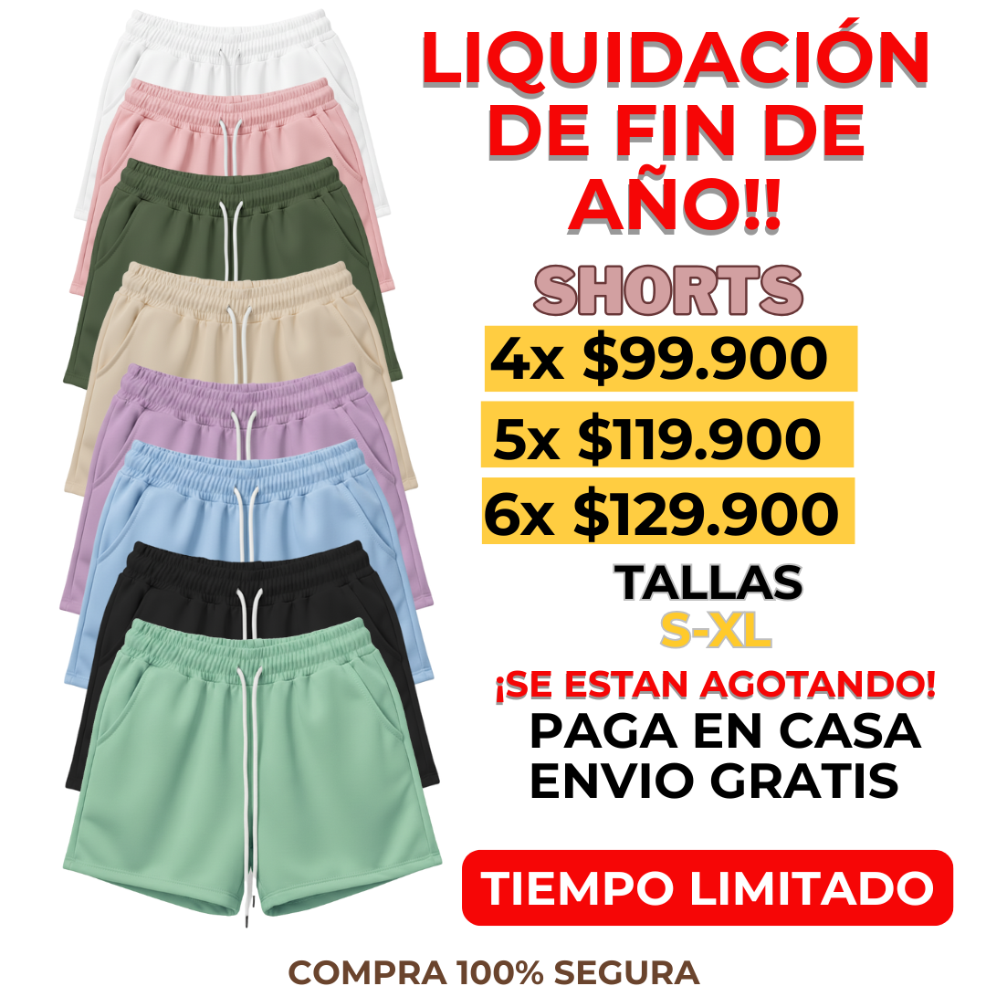 Short Para Dama, Comodidad, Estilo, OFERTA MUY ESPECIAL HOY!!