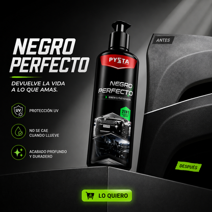 Pysta™ |Restaurador de partes negras sin esfuerzo