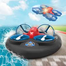 Drone 3 en 1 Tierra,agua,aire, Recargagle USB. El regalo perfecto para los niños!