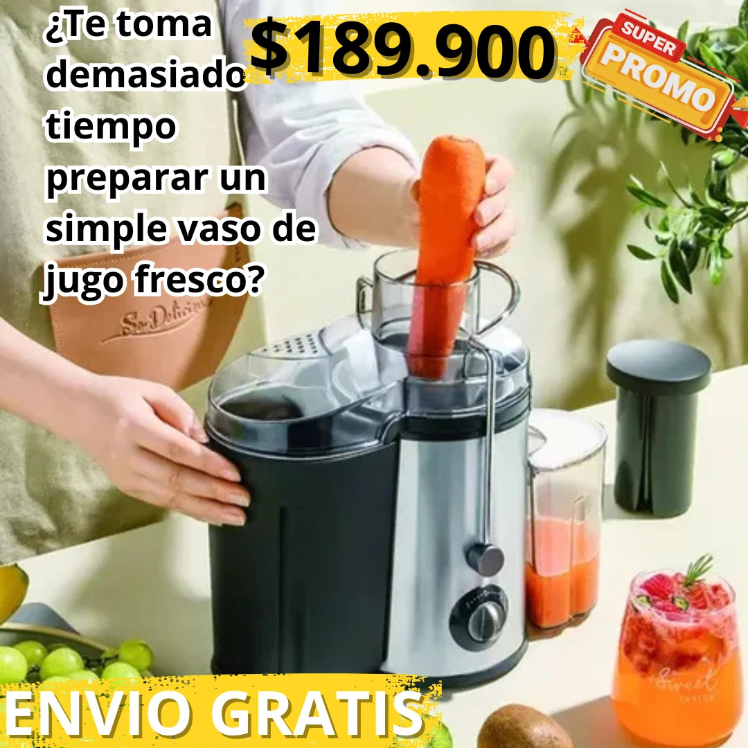 Extractor de Jugos! Salud y Sabor en Segundos