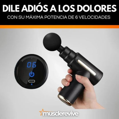 MuscleRevive® | Pistola de Masaje USB🔋 + Guía de Flexibilidad || Parche Masajeador Eléctrico GRATIS HOY 🎁