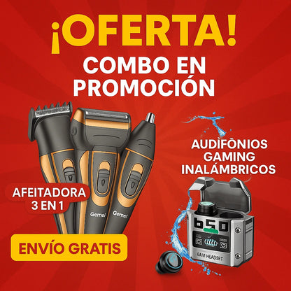 Maquina geemy 565+ Audifonos M25 || ENVIO GRATIS ✅