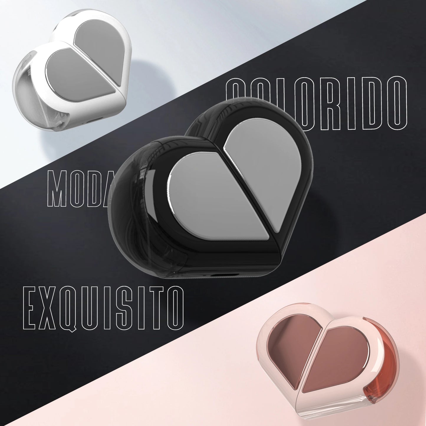 💖AUDIFONOS EN FORMA DE CORAZON JKMX 💖