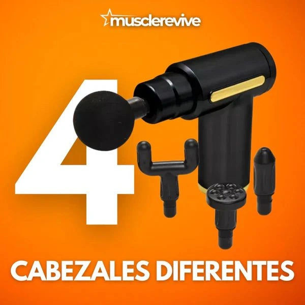 MuscleRevive® | Pistola de Masaje USB🔋 + Guía de Flexibilidad || Parche Masajeador Eléctrico GRATIS HOY 🎁