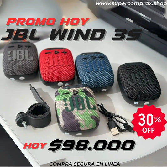 JBLWind 3S portátil profesional con - 30% de descuento, por pocos Días!