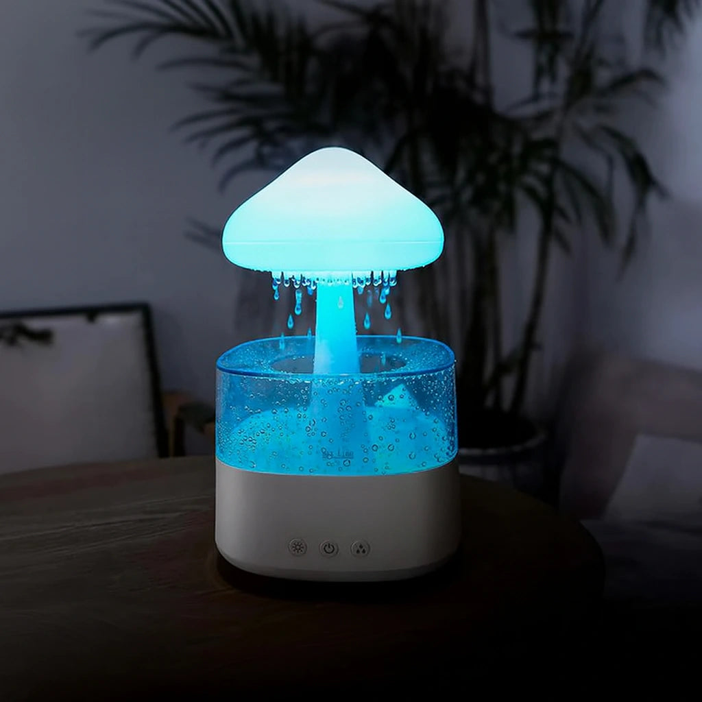 Lampara Nube Lluvia Difusor Parlante Led|| ESCENCIA GRATIS HOY | ENVIO GRATIS 🎁🏠