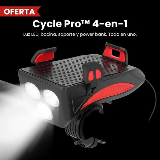 Linterna Bicicleta Bocina Base Celular|| ENVIO GRATIS 🚴✅