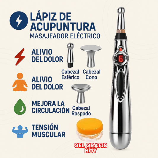 Lapiz De Acupuntura Pro 3 PUNTAS || HOY GEL GRATIS + ENVIO GRATIS🤚🧎