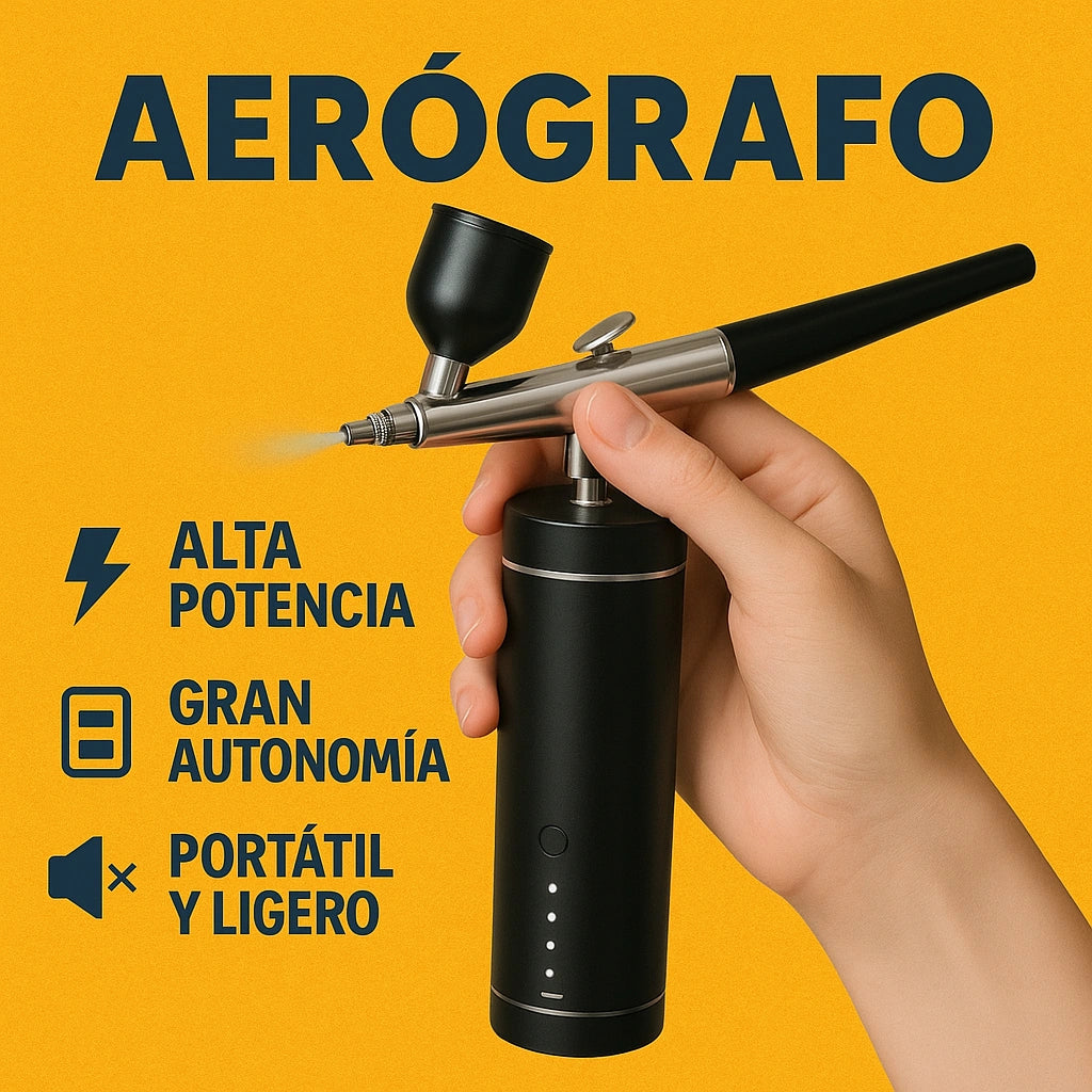 Kit De Aerografo Inalambrico Compresor USB🌈 || Accesorios|| ENVIO GRATIS 🏠