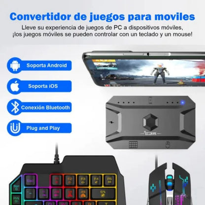 Combo Gamer Para Celular Rgb G98