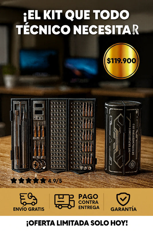 Juego de 128 piezas de destornilladores de precisión