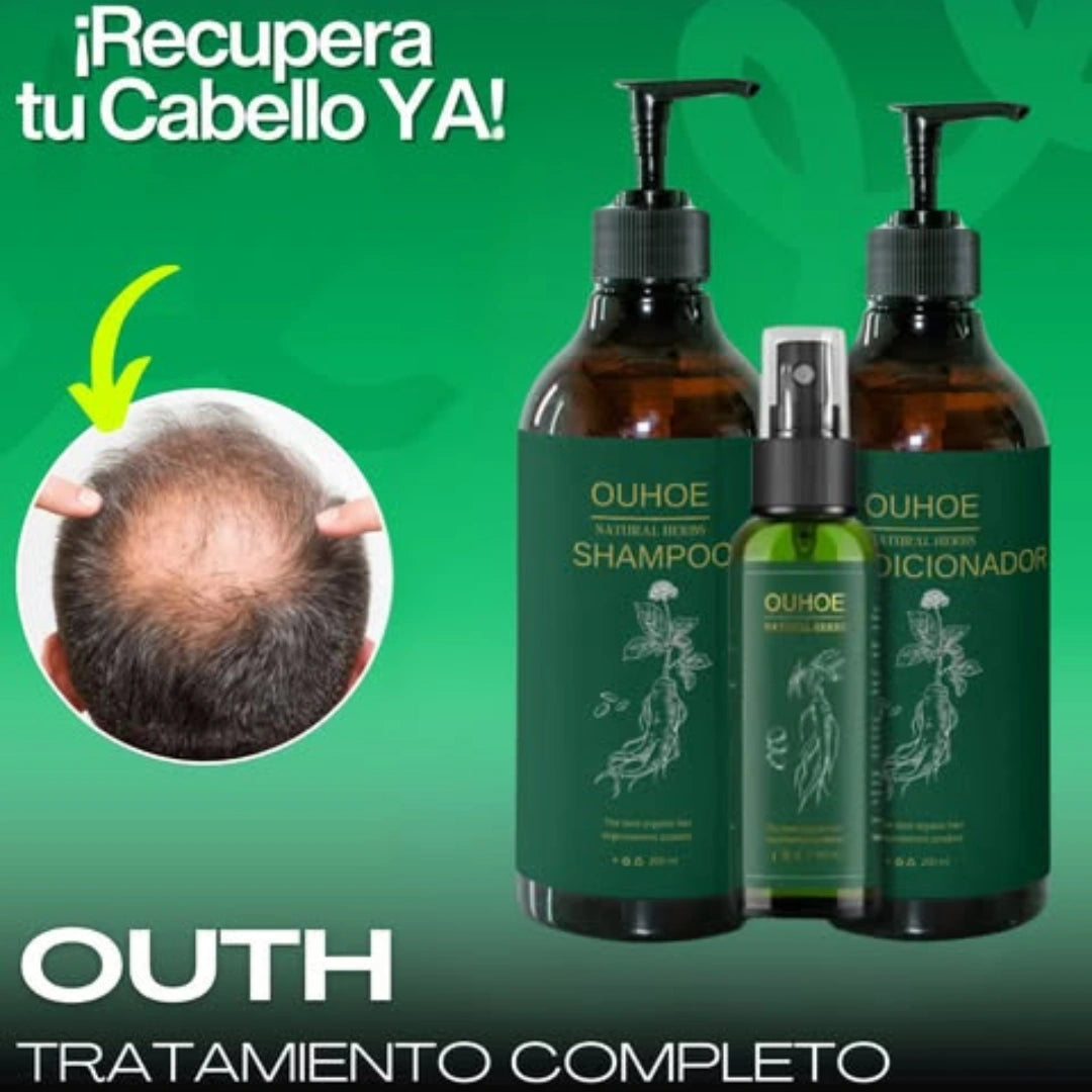 Tónico Ouhoe + Shampoo + Acondicionador SUPER COMBO PROMOCION!!