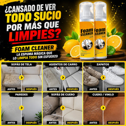 FoamCleaner Elimina todo tipo de manchas Sin esfuerzo! PROMO HOY!!