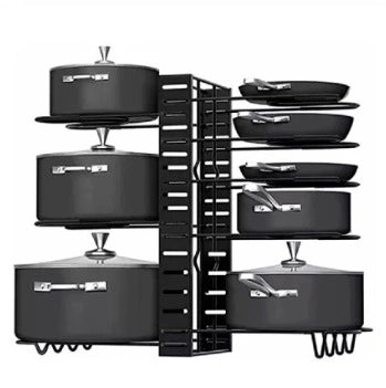 ESTANTE ORGANIZADOR DE OLLAS PARA COCINA || ENVIO GRATIS 🔥✅