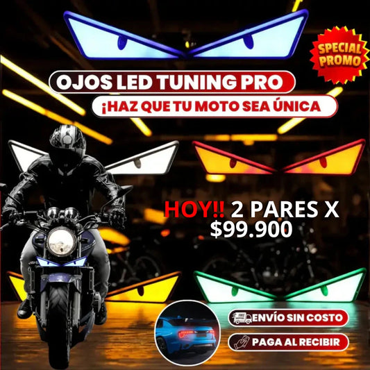 LUCES LED TUNING-EYES OF FURY-EL CAMBIO QUE TU MOTO NECESITA