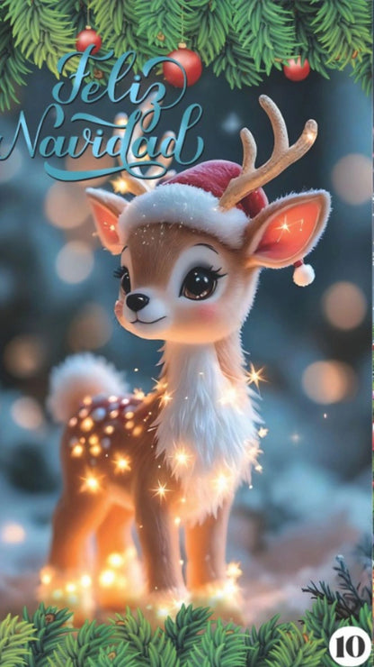 🧑‍🎄Forros navideños ajustables para puerta 🚪