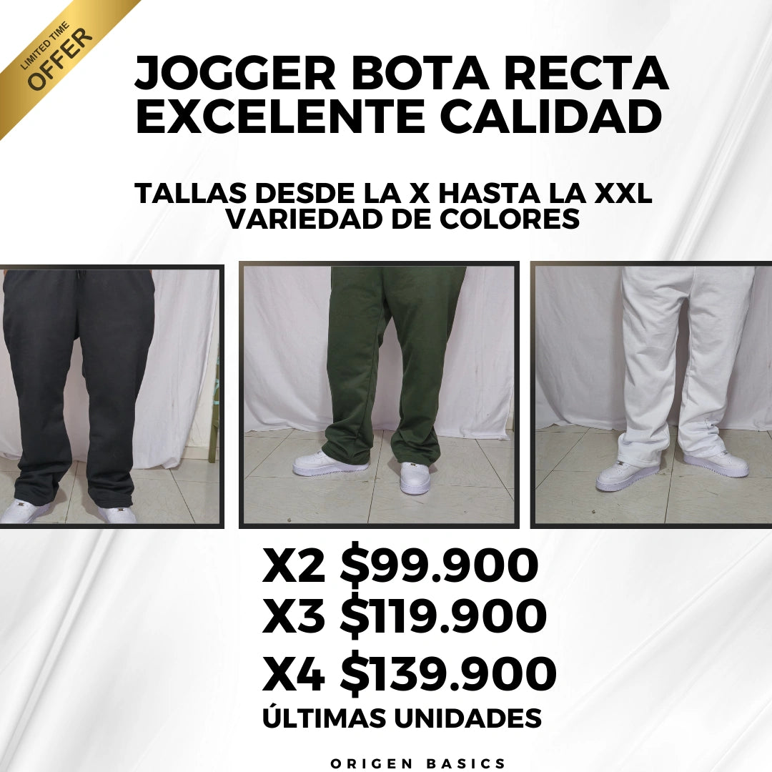 Jogger Bota Recta Caballero!! Exclusivos