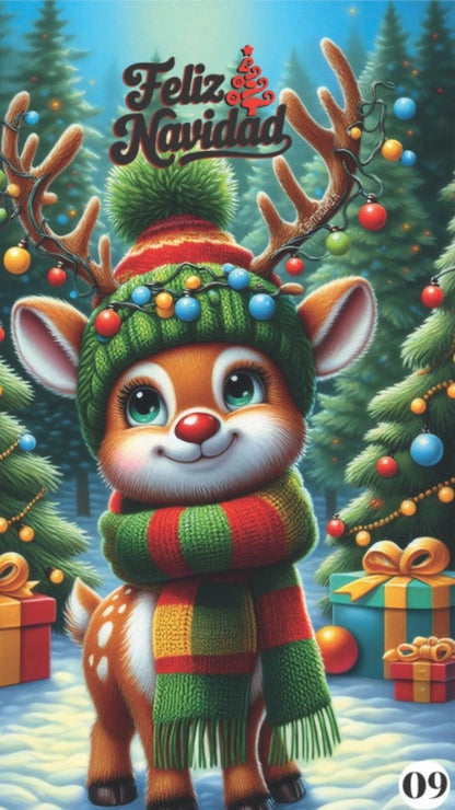 🧑‍🎄Forros navideños ajustables para puerta 🚪