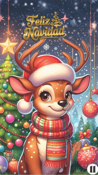 🧑‍🎄Forros navideños ajustables para puerta 🚪