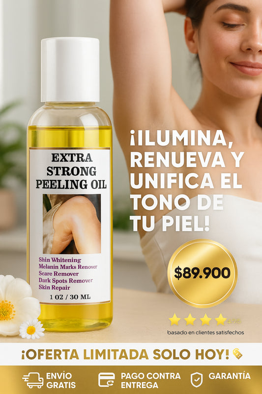 EXTRA-STRONG® Aceite exfoliante amarillo para piel oscura