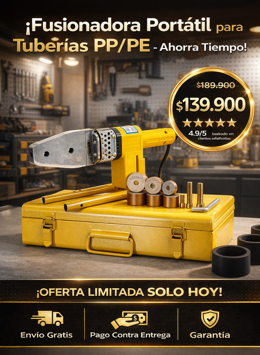 Soldadora De Tuberias Maquina Polifusor 110v