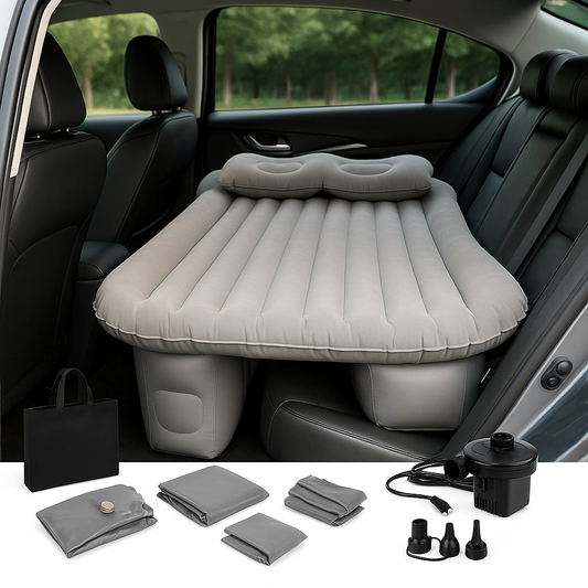 COLCHON UNIVERSAL INFLABLE MULTIFUNCIONAL 🚘|| BOMBA DE AIRE GRATIS🔥