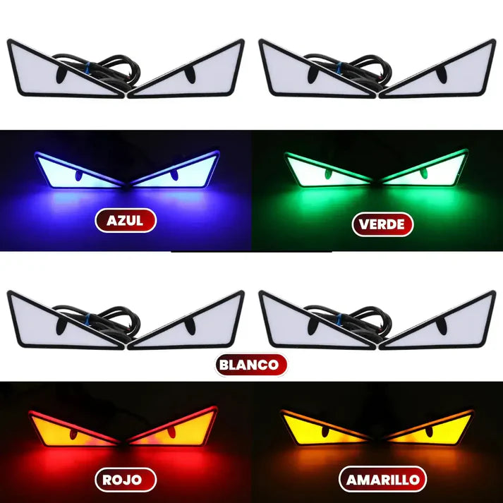 LUCES LED TUNING-EYES OF FURY-EL CAMBIO QUE TU MOTO NECESITA