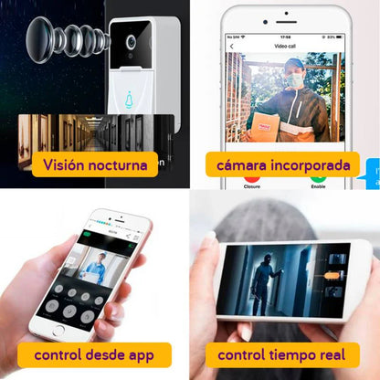 TIMBRE CON CAMARA INTELIGENTE || FACIL INSTALACION|| ENVIO GRATIS 😁✅